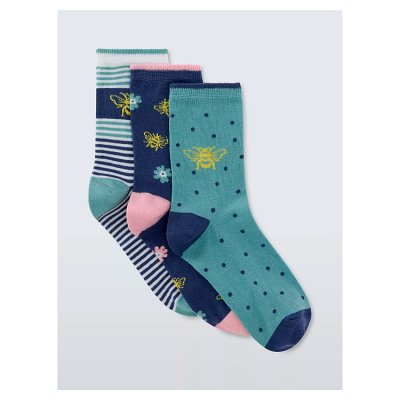 Blue Bee ankle socks 3 pack size 3 - British product