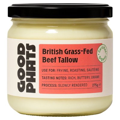 Good Phats organic grass-fed beef tallow 275g, UK version