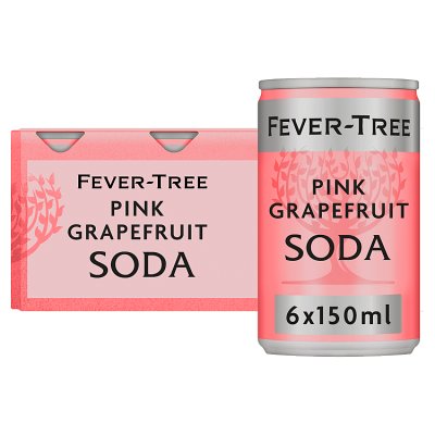 Fever-Tree pink grapefruit mixer 6x150ml - British product