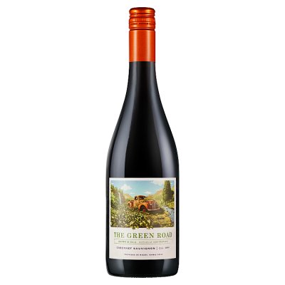 The Green Road Cabernet Sauvignon red wine 75cl, imported from the UK