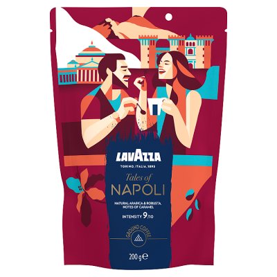 Lavazza Tales of Napoli ground coffee 200g (British brand)