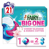 Fairy Big One Cherry Blossom laundry capsules 21 pack (British brand)