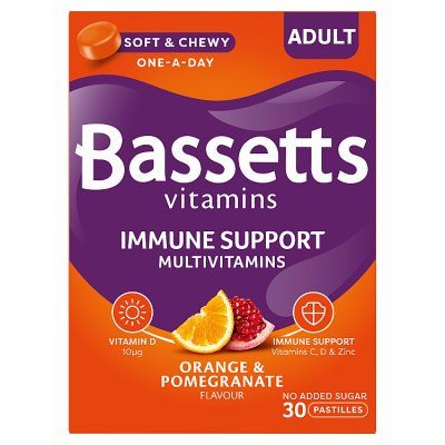 Bassetts Adult Immune Support pastilles 30s (British brand)