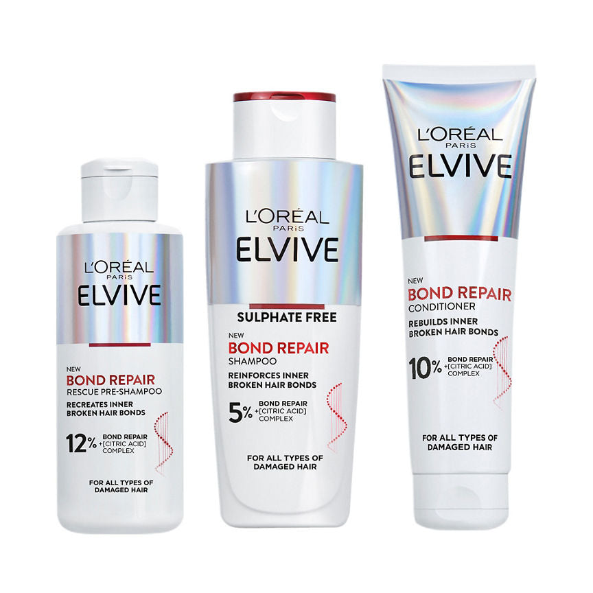 L'Oreal Elvive Bond Repair 3 Step Bundle