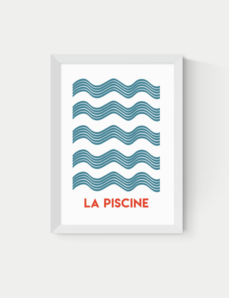 East End Prints La Piscine framed art, UK version