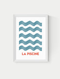 East End Prints La Piscine framed art, UK version