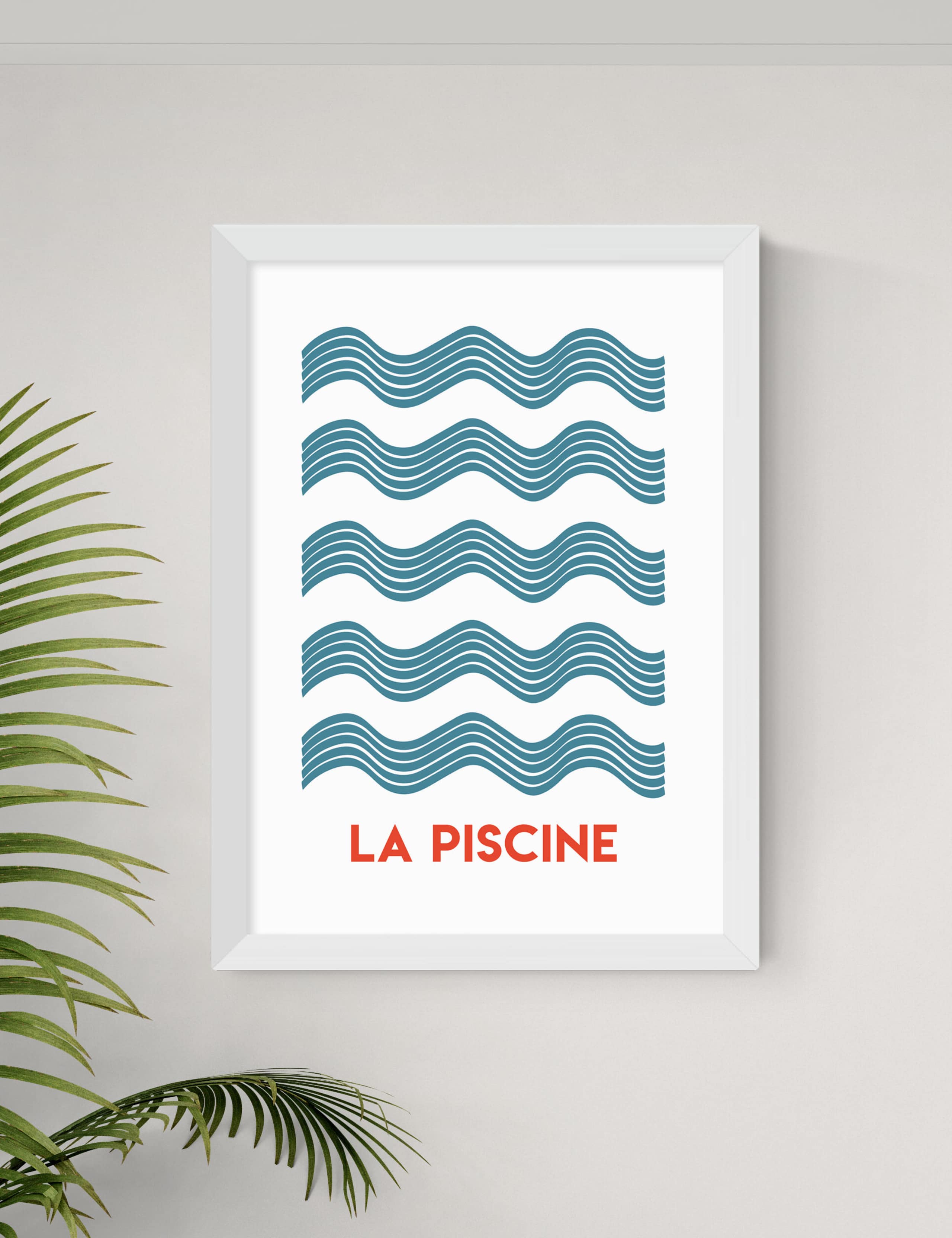 East End Prints La Piscine framed art, UK version