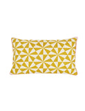 Land & Shore Lainey cushion geometric embroidered 40x60cm - British product