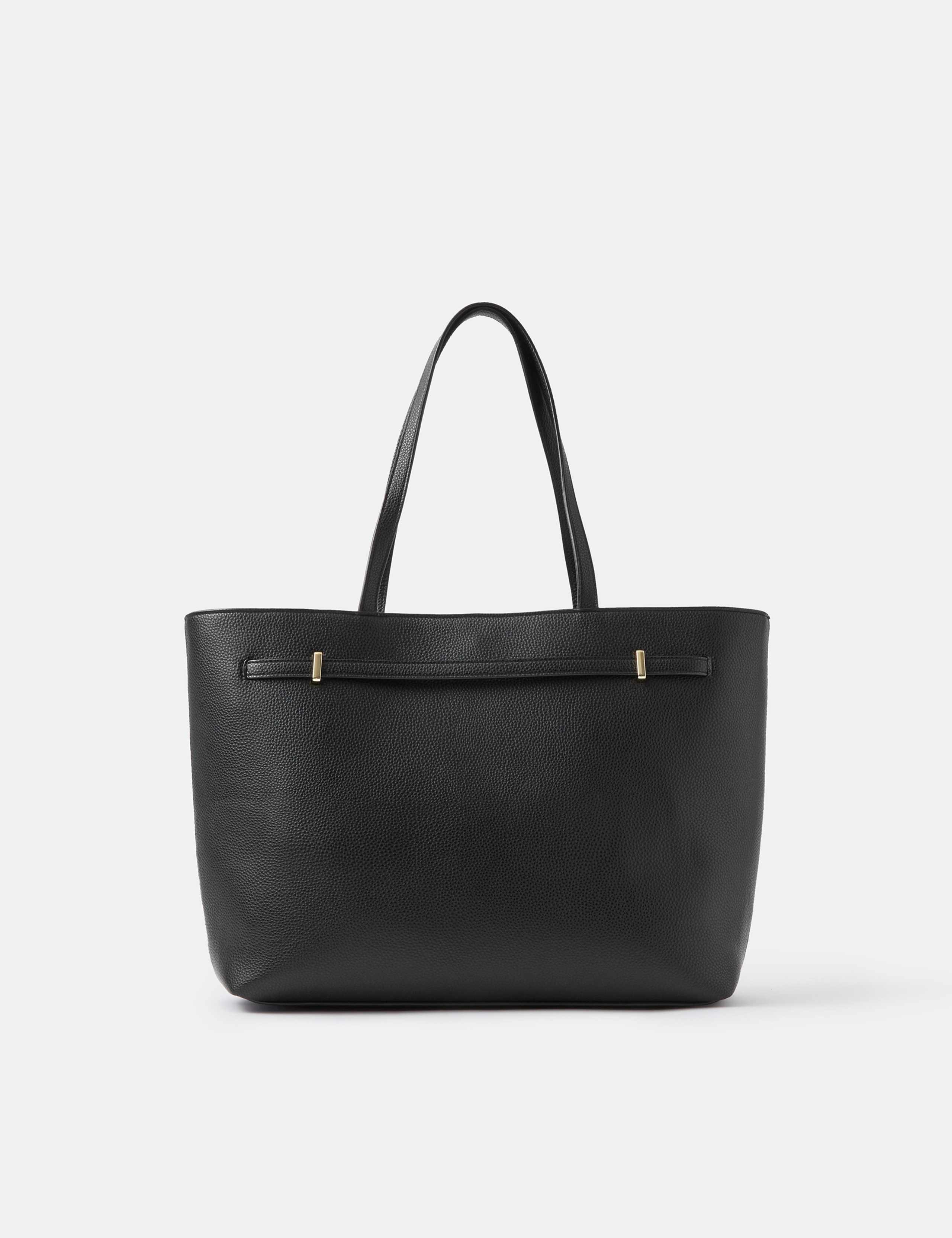 Accessorize faux leather laptop tote bag - British product