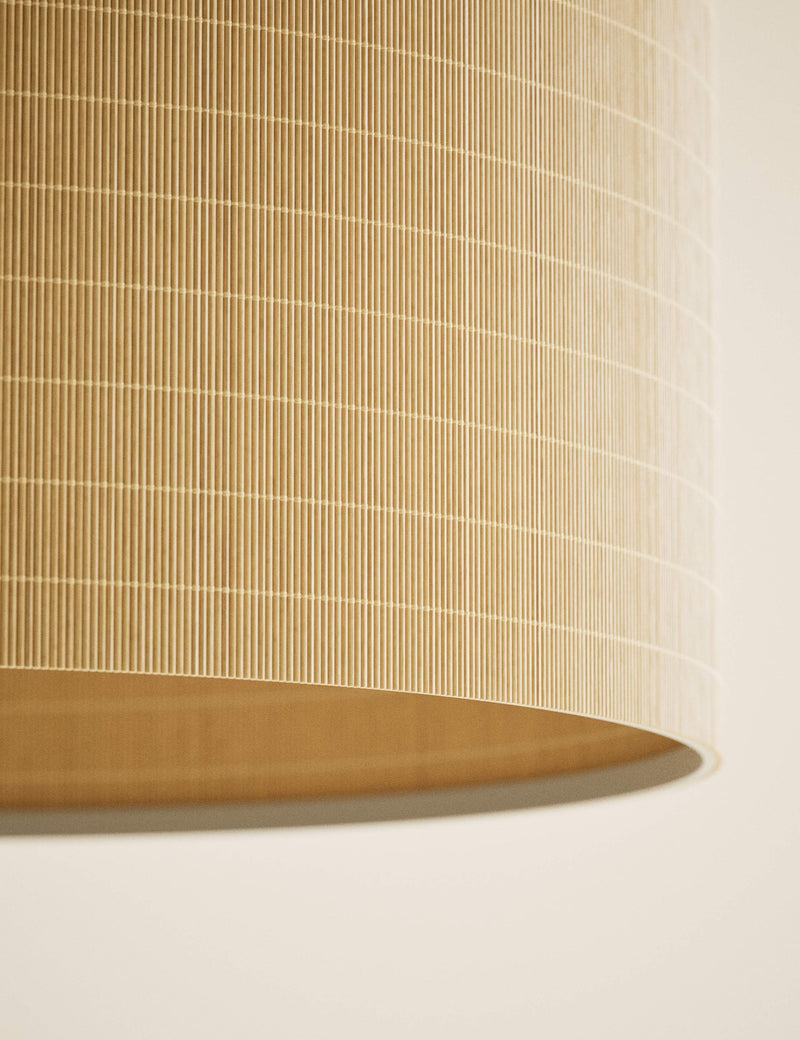 Large bamboo drum shade 45cm imported from the UK
