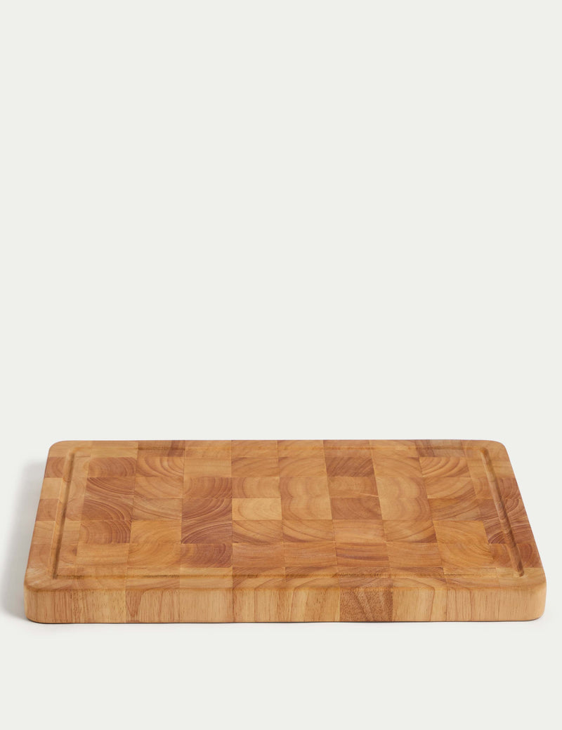 Large butcher-style wooden chopping board, UK version