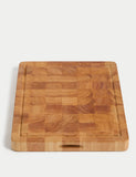 Large butcher-style wooden chopping board, UK version