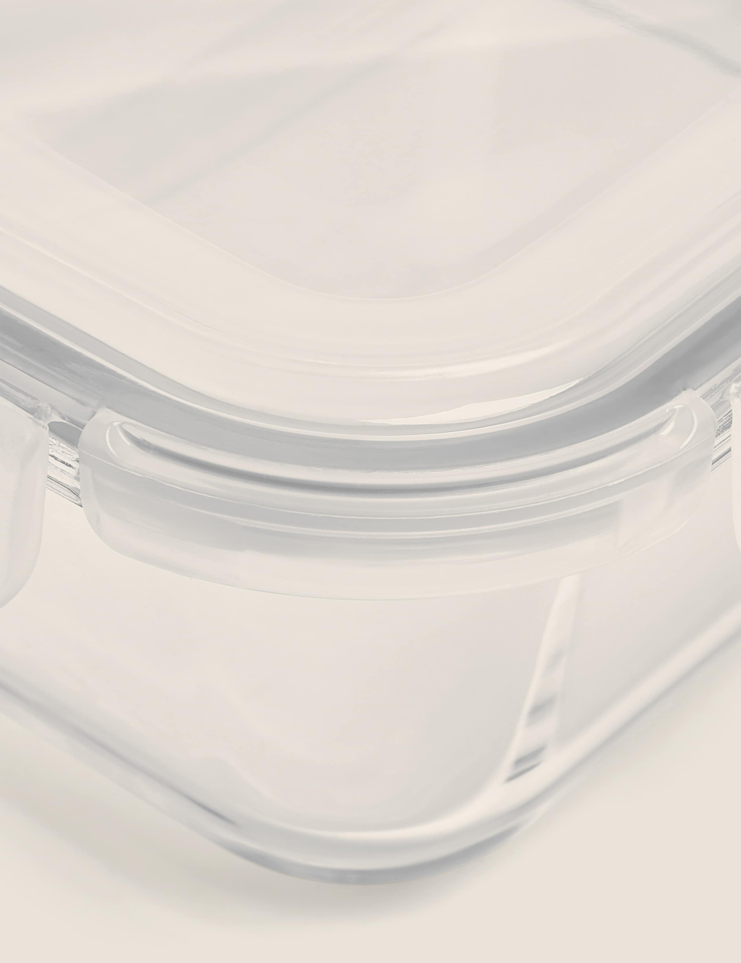 Large glass fridge storage container, UK version
