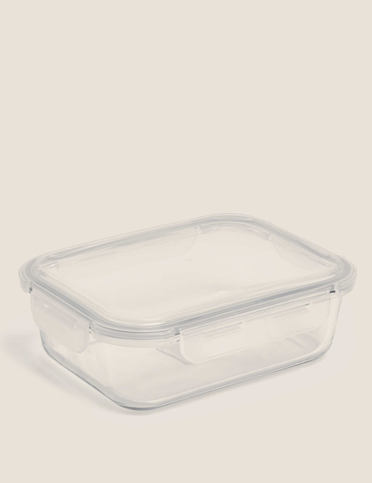 Large glass fridge storage container, UK version