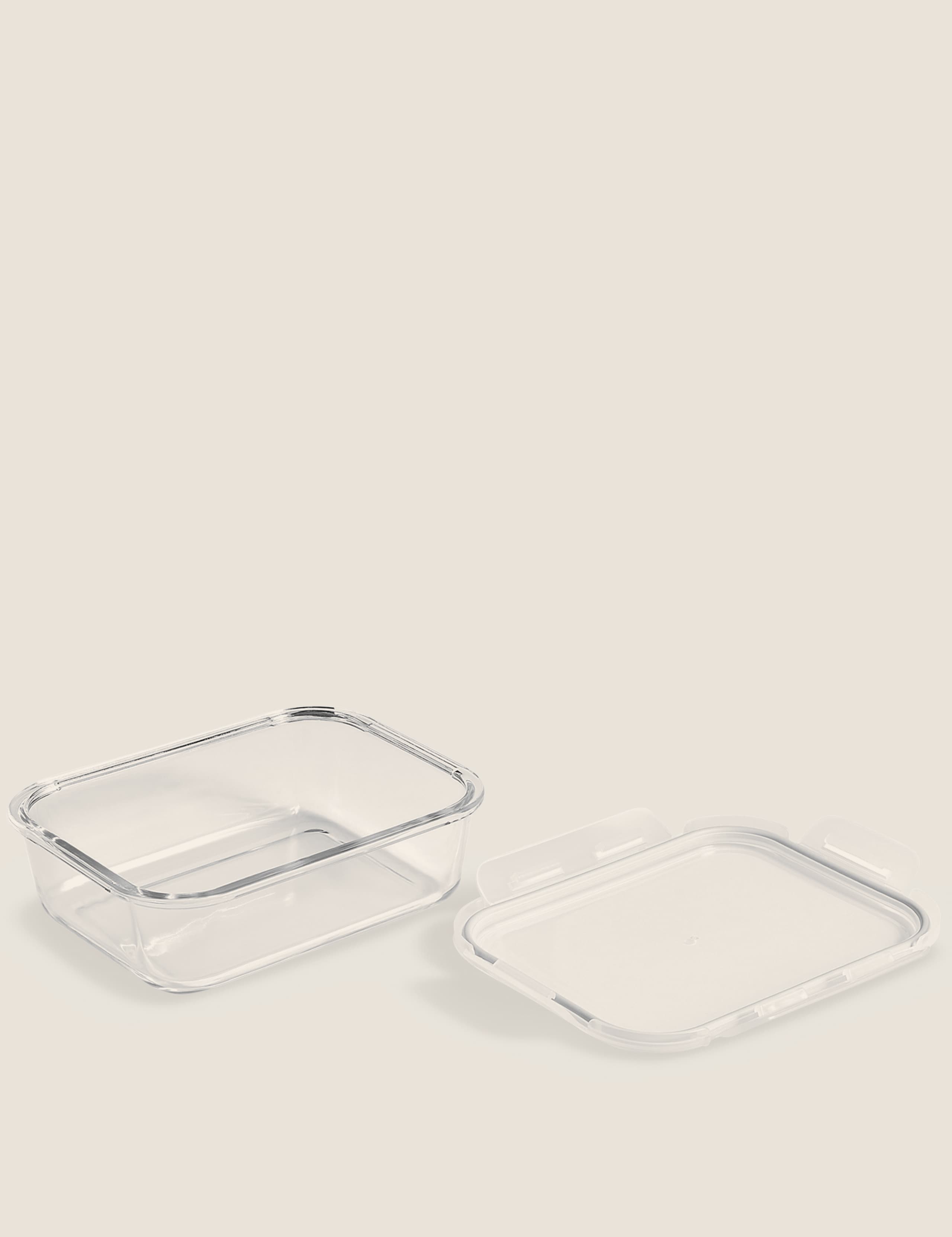 Large glass fridge storage container, UK version