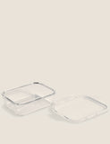 Large glass fridge storage container, UK version