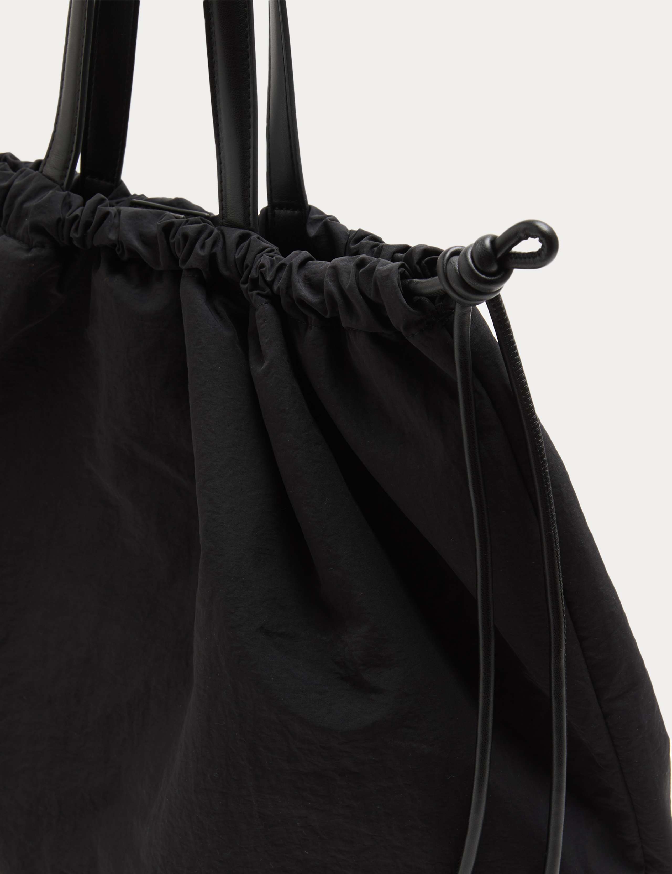 M&S ruched drawstring shoulder bag large, UK version