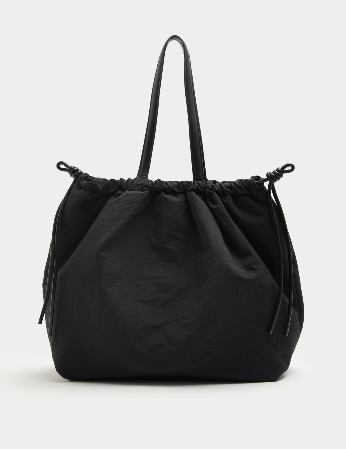 M&S ruched drawstring shoulder bag large, UK version