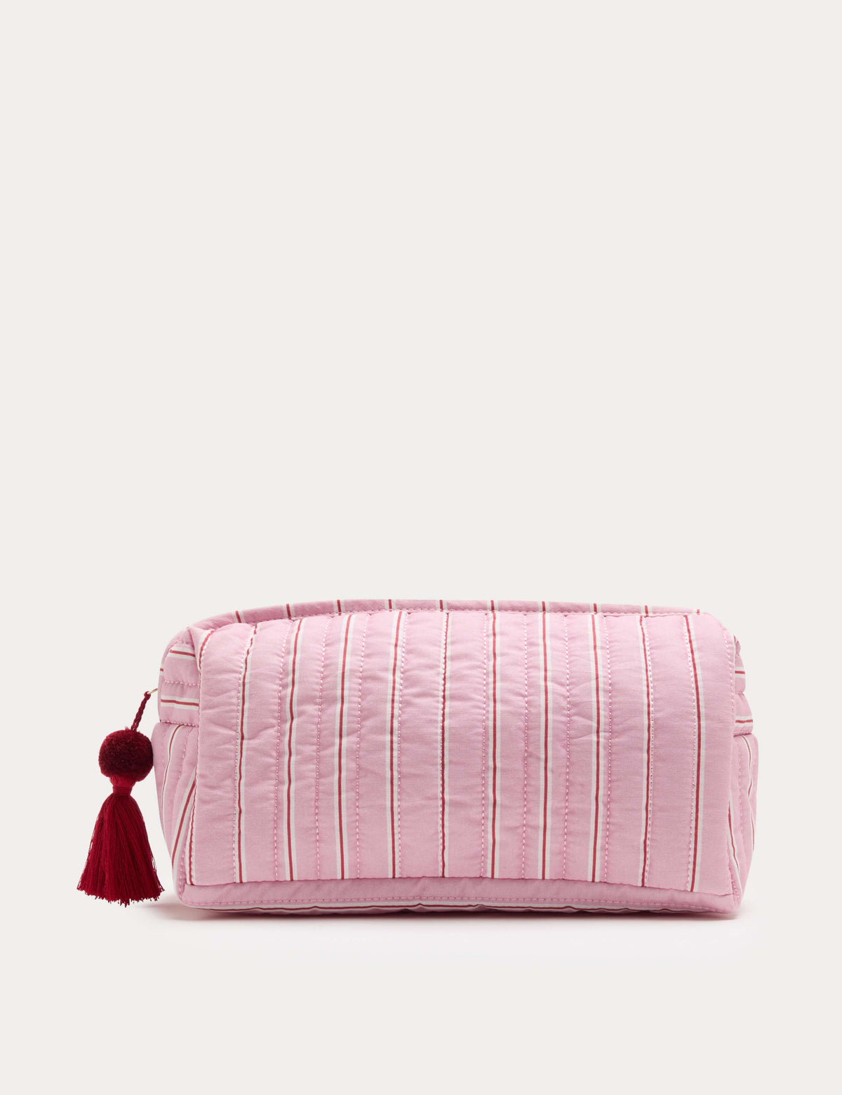 Large slouchy stripe make up bag, imported from the UK