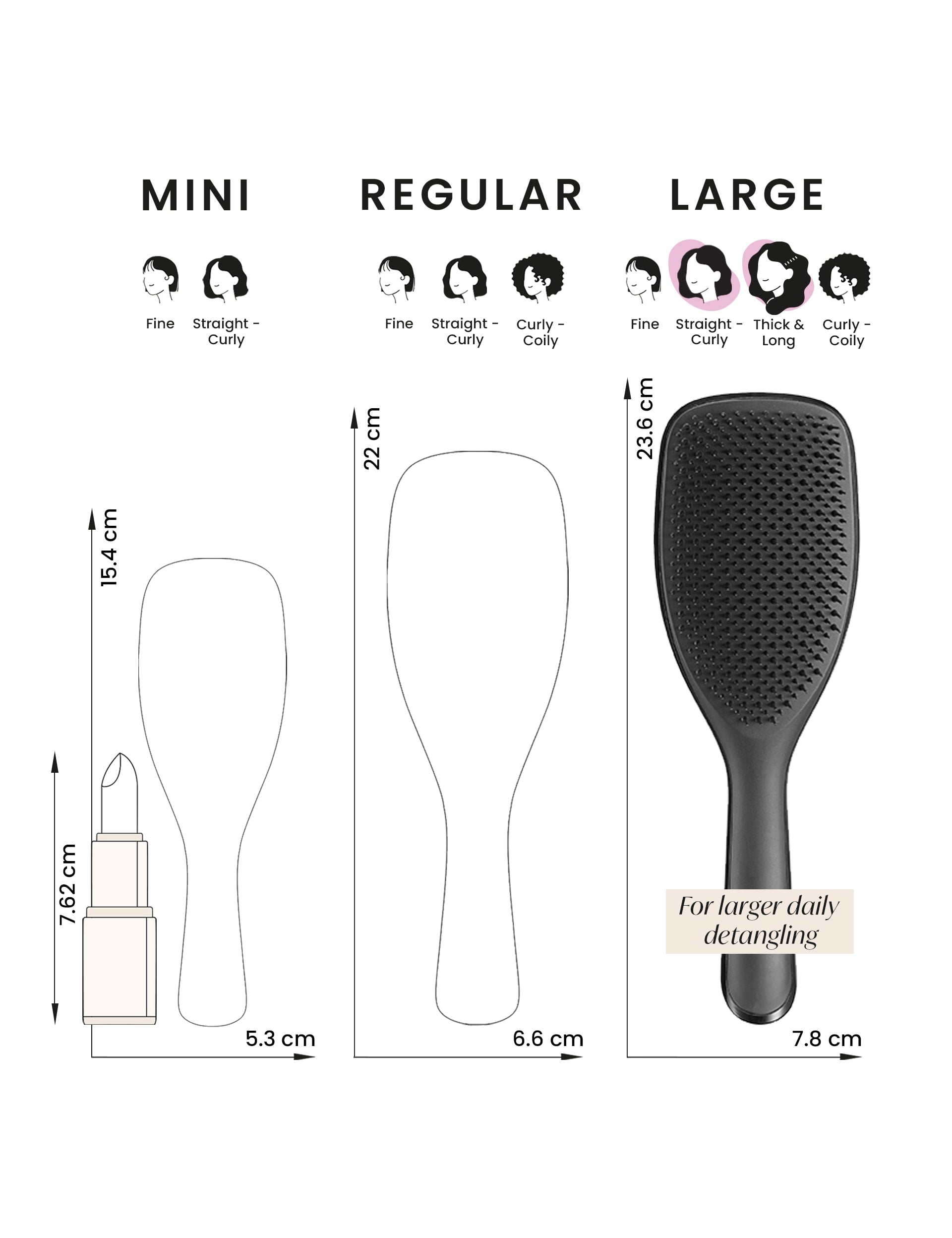 Tangle Teezer Large Ultimate Detangler hairbrush 112g - British product