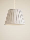 Large pleated fabric shade 40cm (British brand)