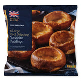 Yorkshire puddings large beef dripping 6 pack, imported from the UK