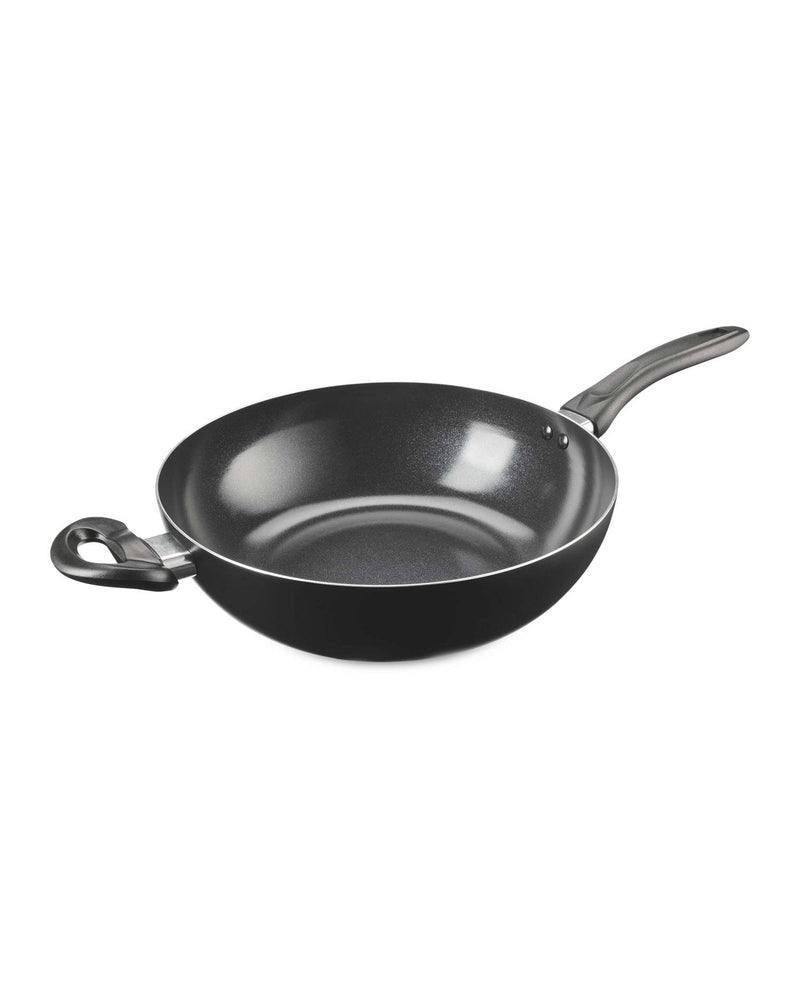 Large pan assortment with saucepan, stock pot and wok options (British brand)
