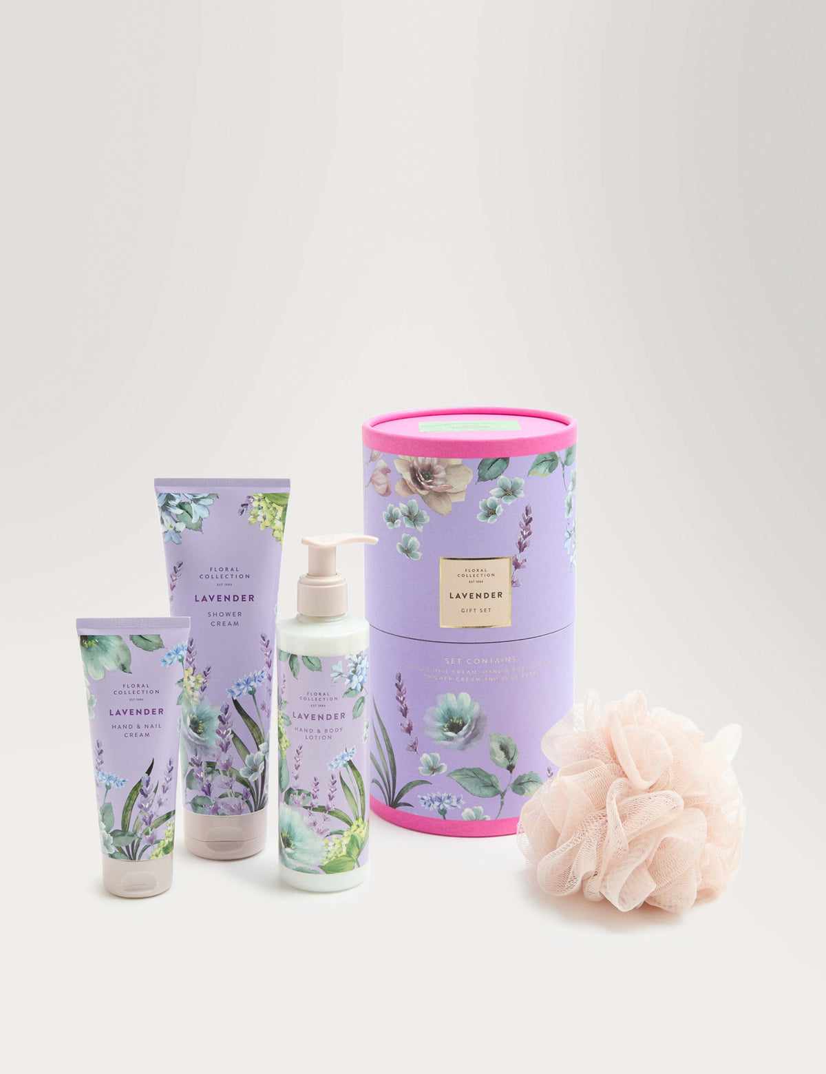 Floral Collection lavender gift set - British product