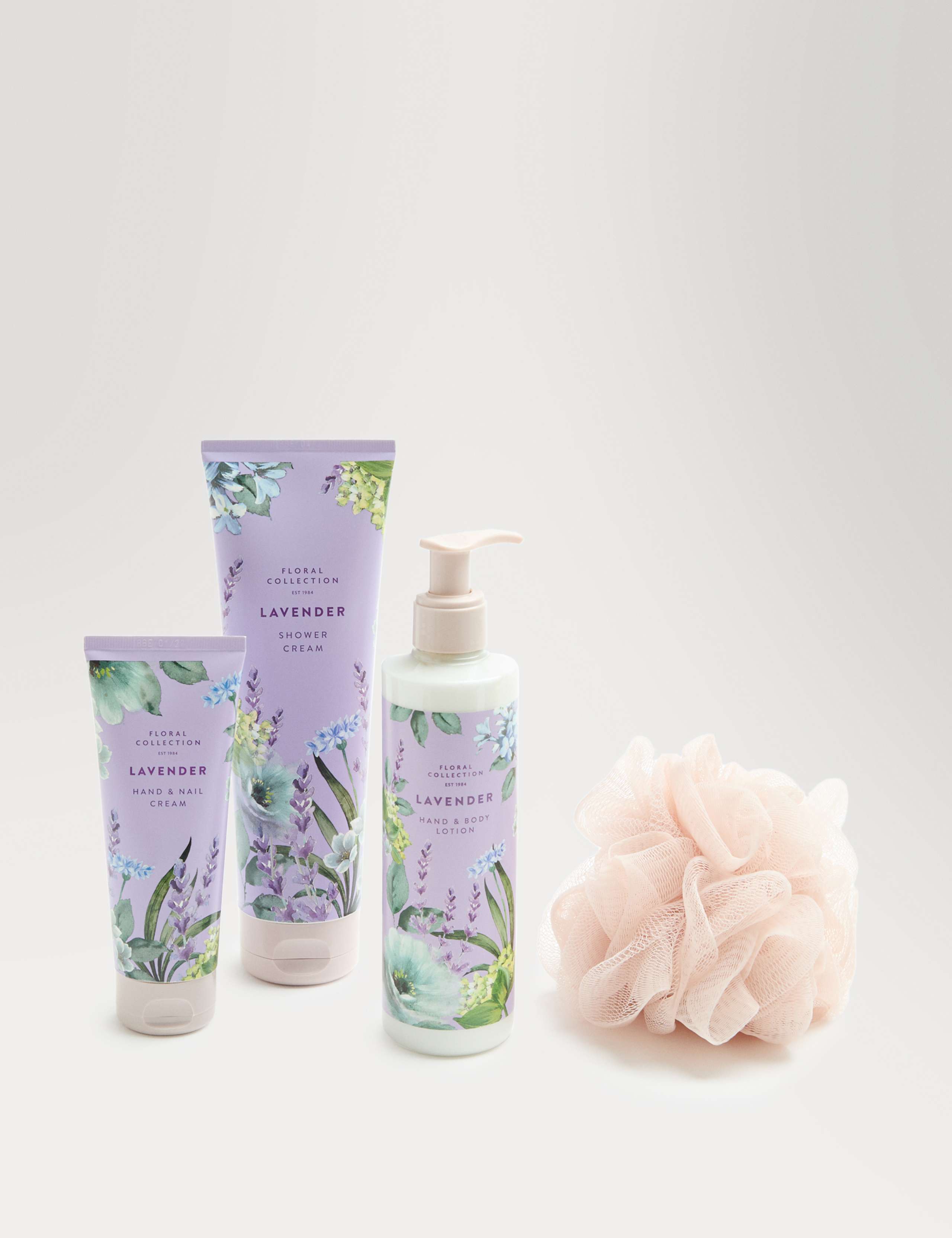 Floral Collection lavender gift set - British product