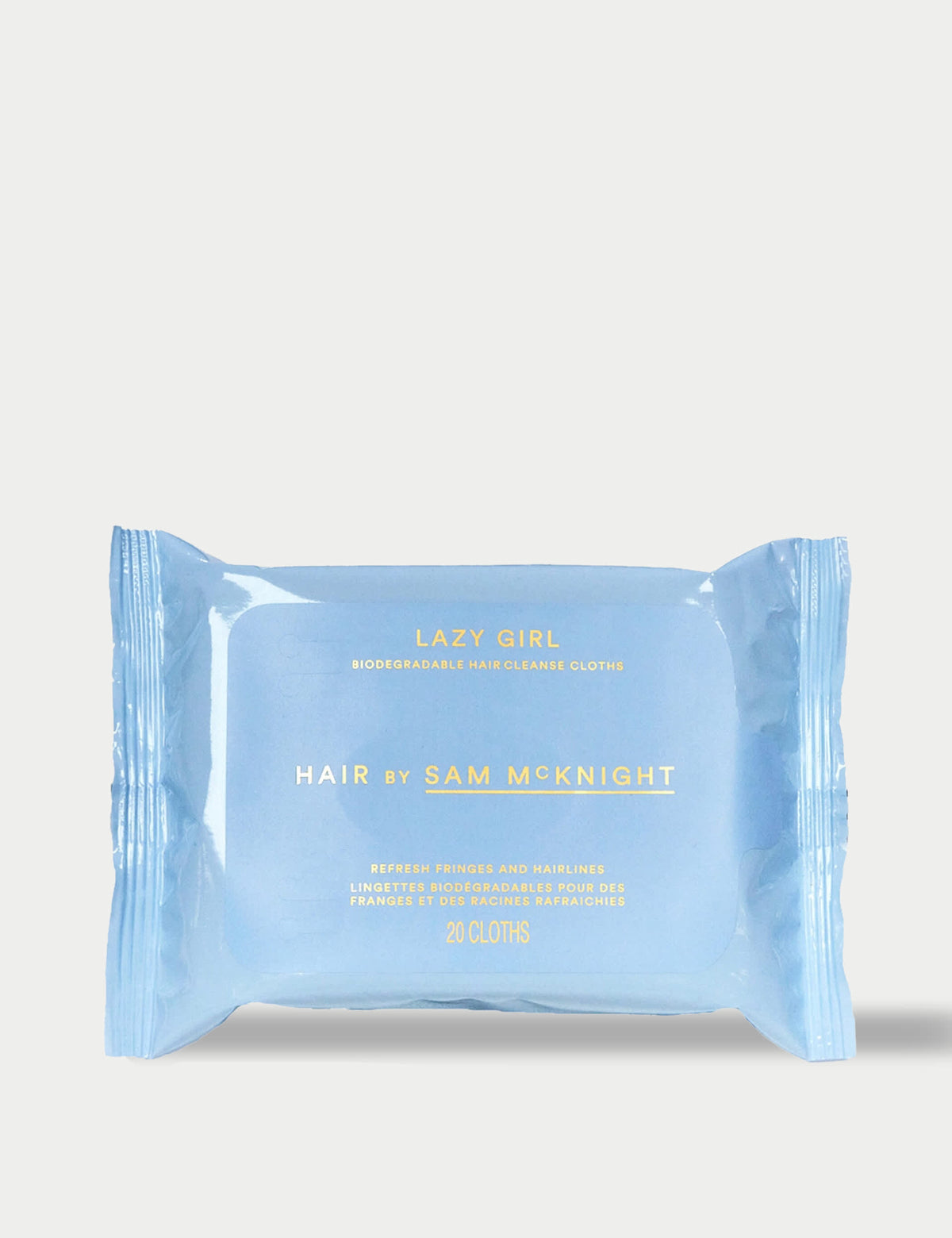 Sam McKnight lazy girl hair cleansing cloths 20 cloths, UK version