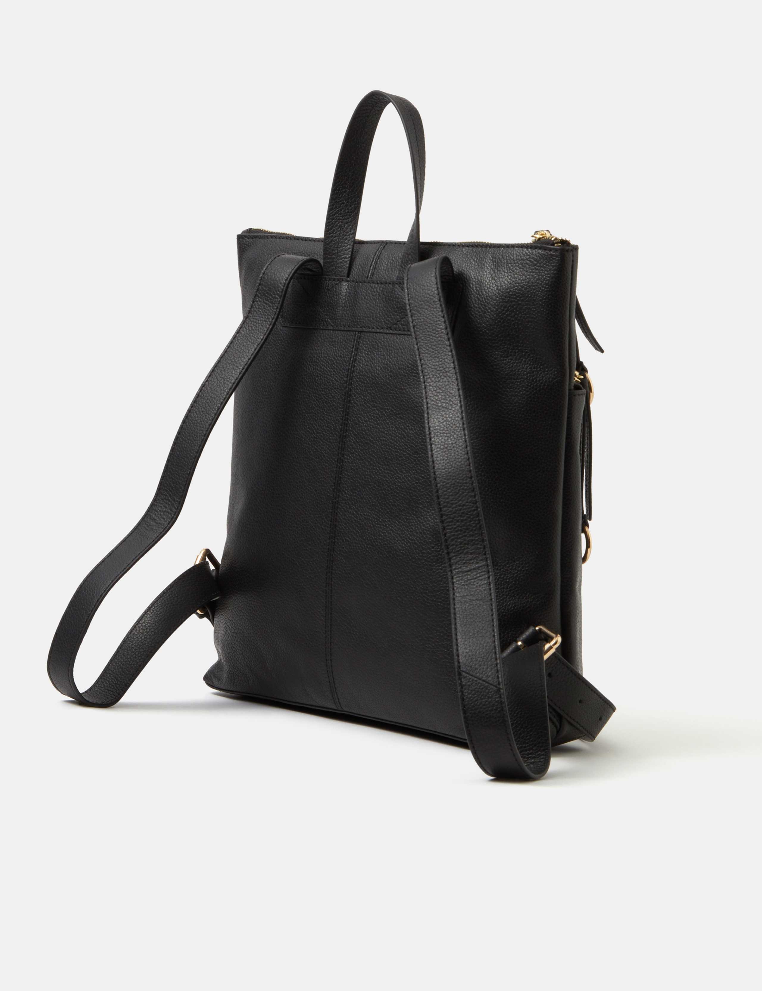 Accessorize leather backpack - British product