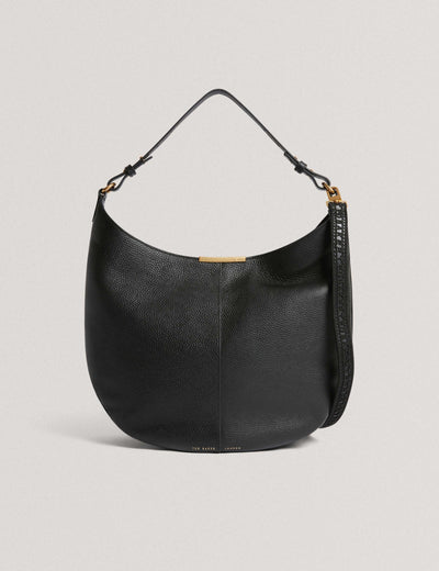 M&S Ted Baker Leather Bar Detail Hobo Bag- Buy online at McGrocer