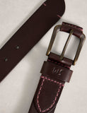 White Stuff leather belt with square buckle, imported from the UK