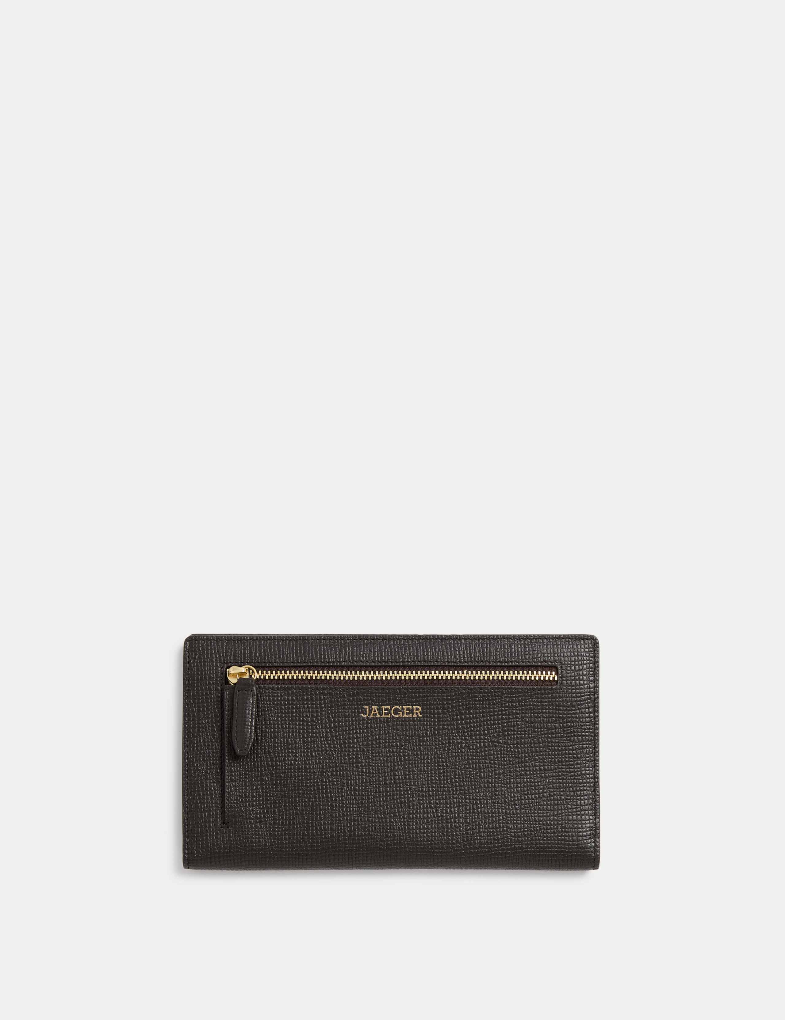 Jaeger leather bifold wallet, imported from the UK