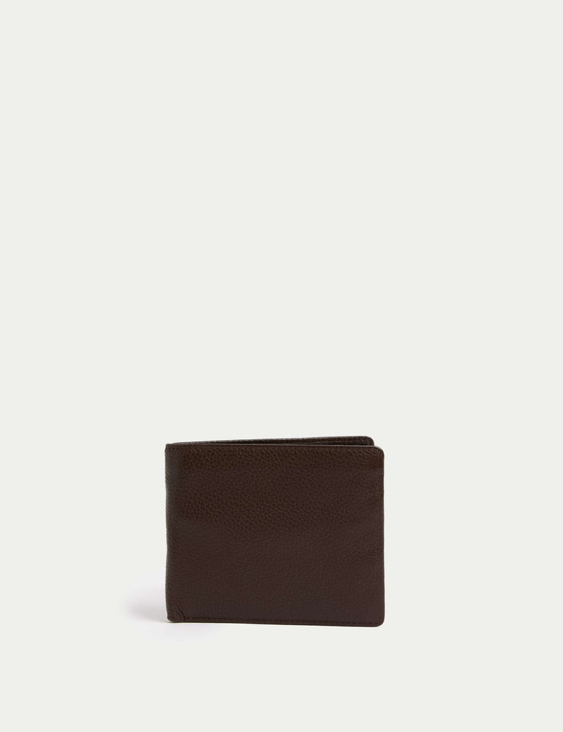 Autograph leather bi-fold wallet, imported from the UK