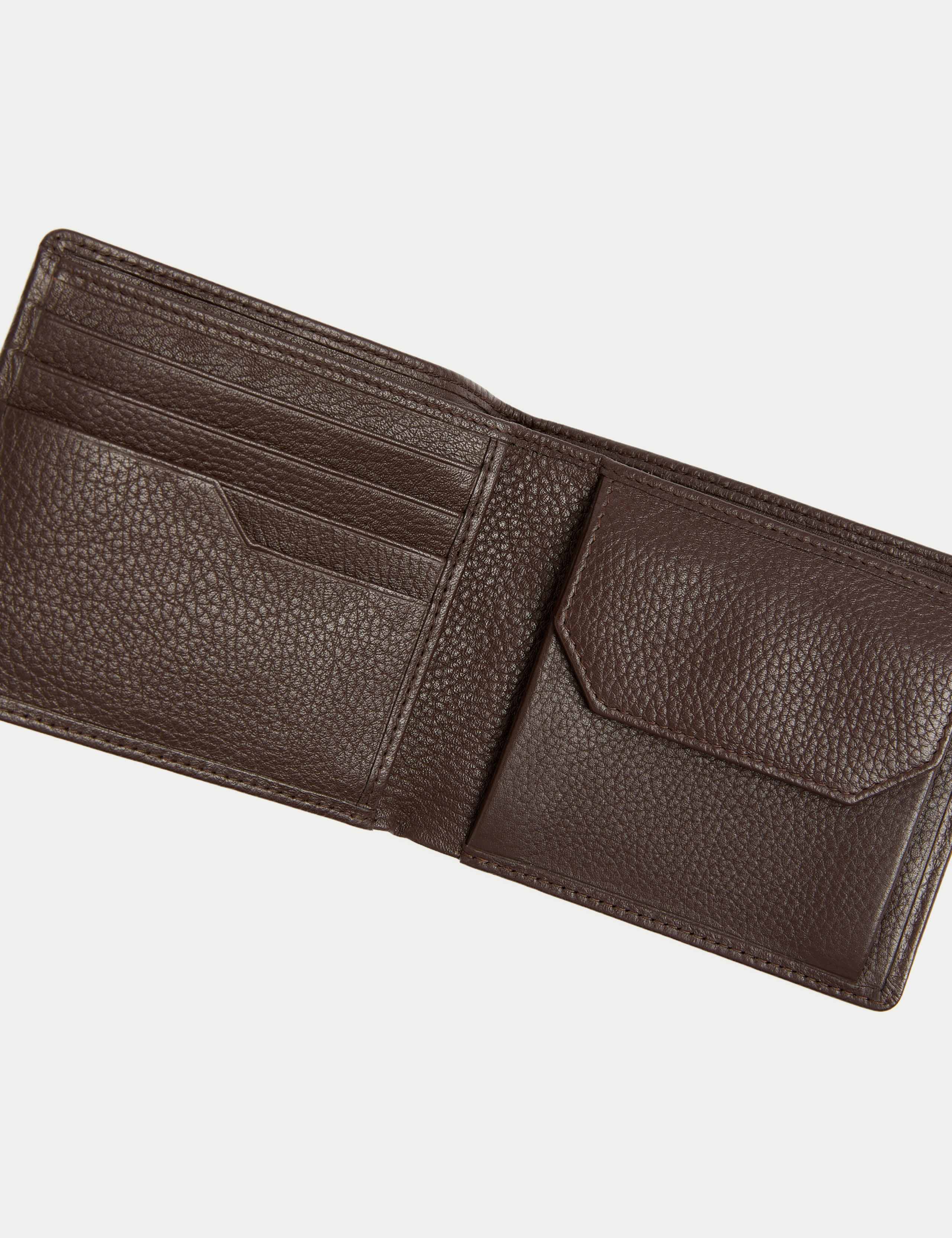 Autograph leather bi-fold wallet, imported from the UK