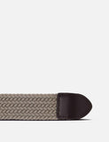 Hawes & Curtis leather braided stretch belt - British product
