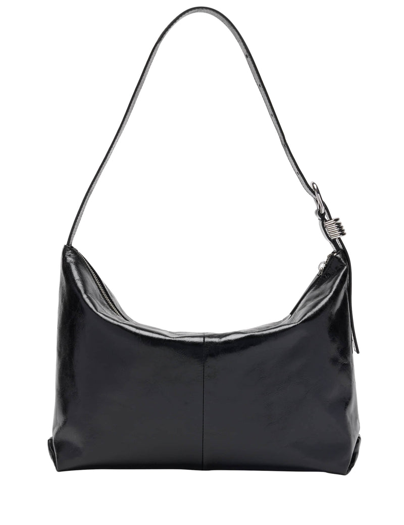 Whistles leather shoulder bag with buckle detail, UK version