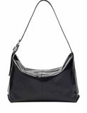 Whistles leather shoulder bag with buckle detail, UK version