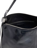 Whistles leather shoulder bag with buckle detail, UK version