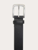 M&S leather casual belt with metal buckle, UK version