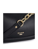 Dune London leather chain strap shoulder bag, imported from the UK