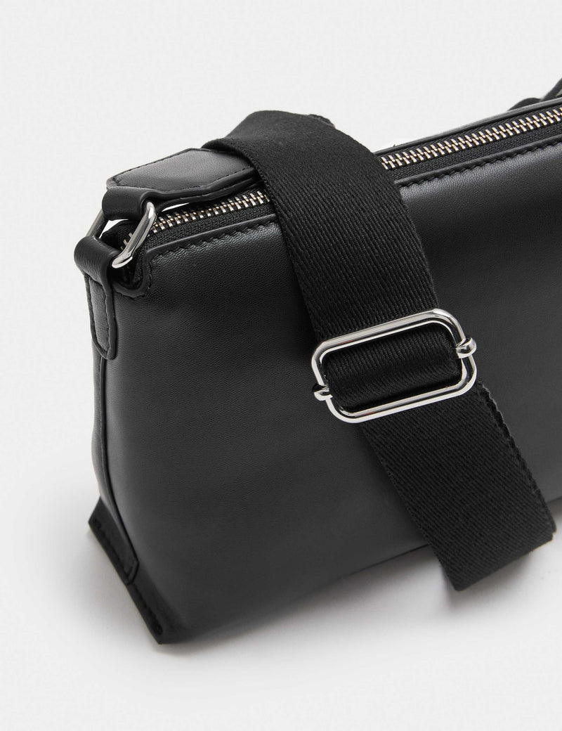 Autograph leather cross body bag with zip, imported from the UK