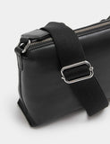Autograph leather cross body bag with zip, imported from the UK