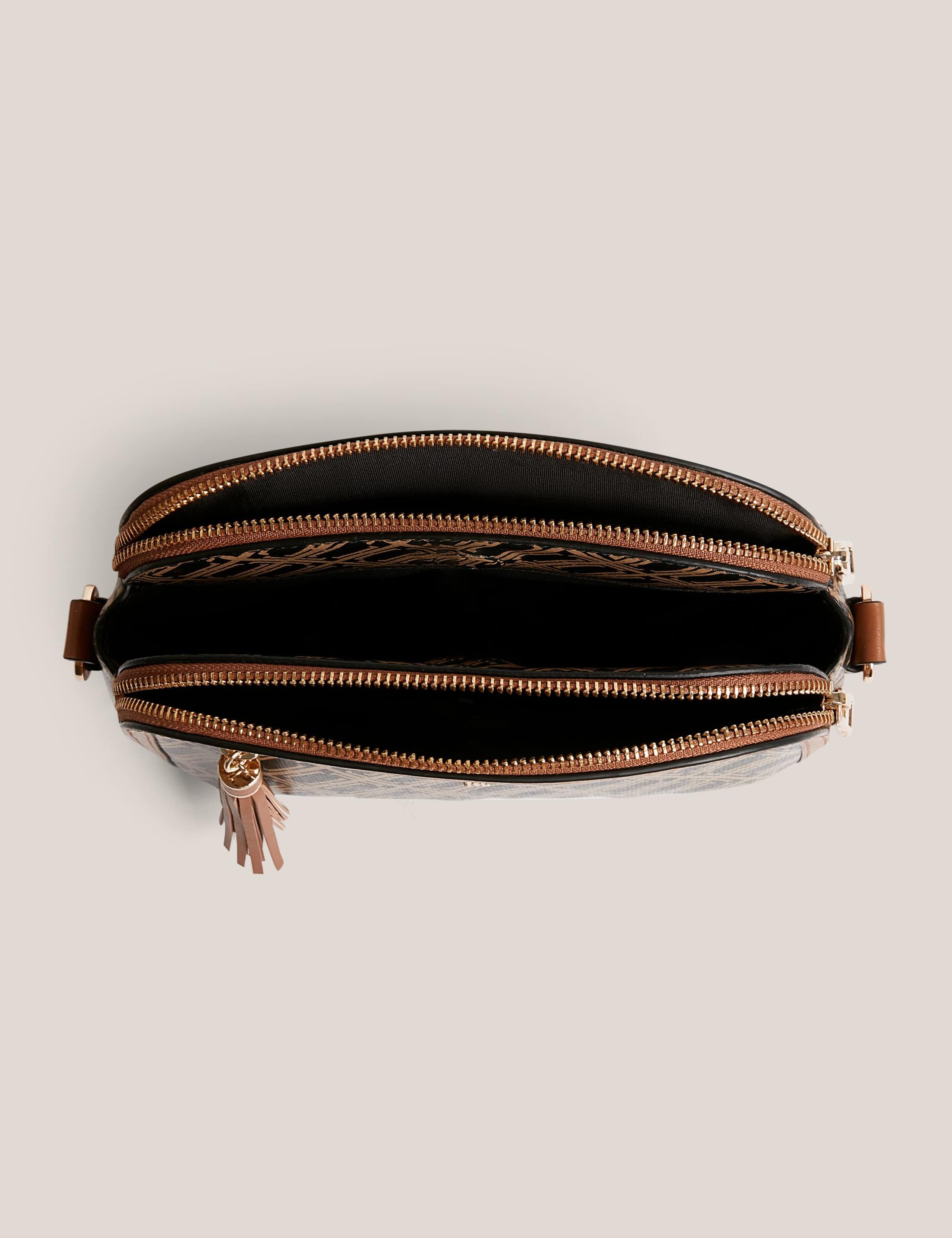Hobbs leather cross body bag compact, imported from the UK
