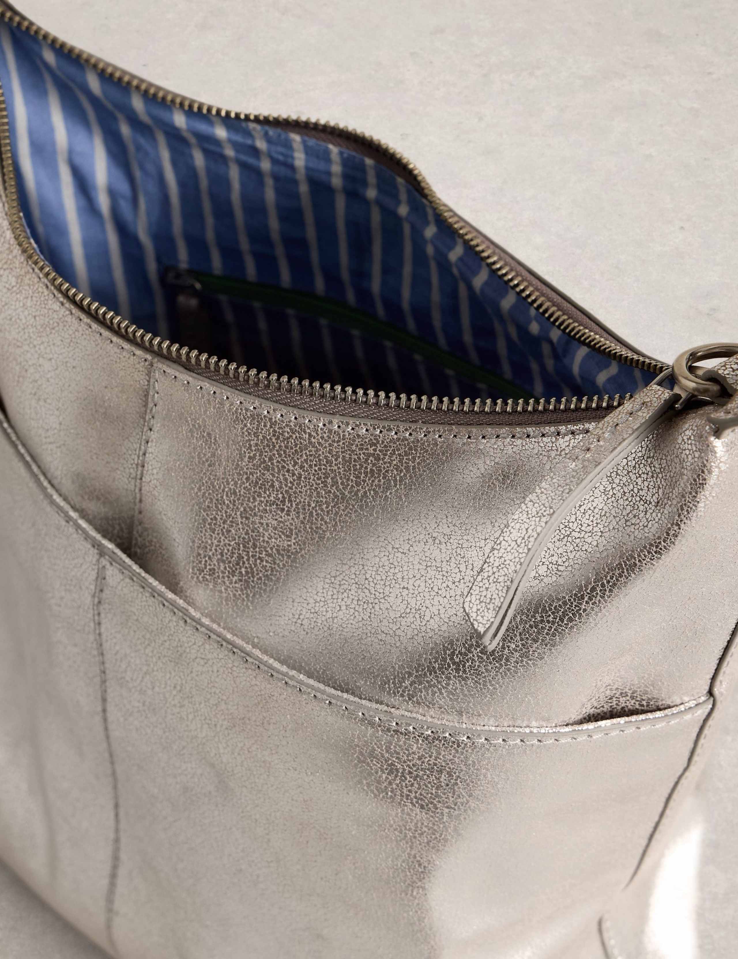 White Stuff grained leather cross body bag, imported from the UK