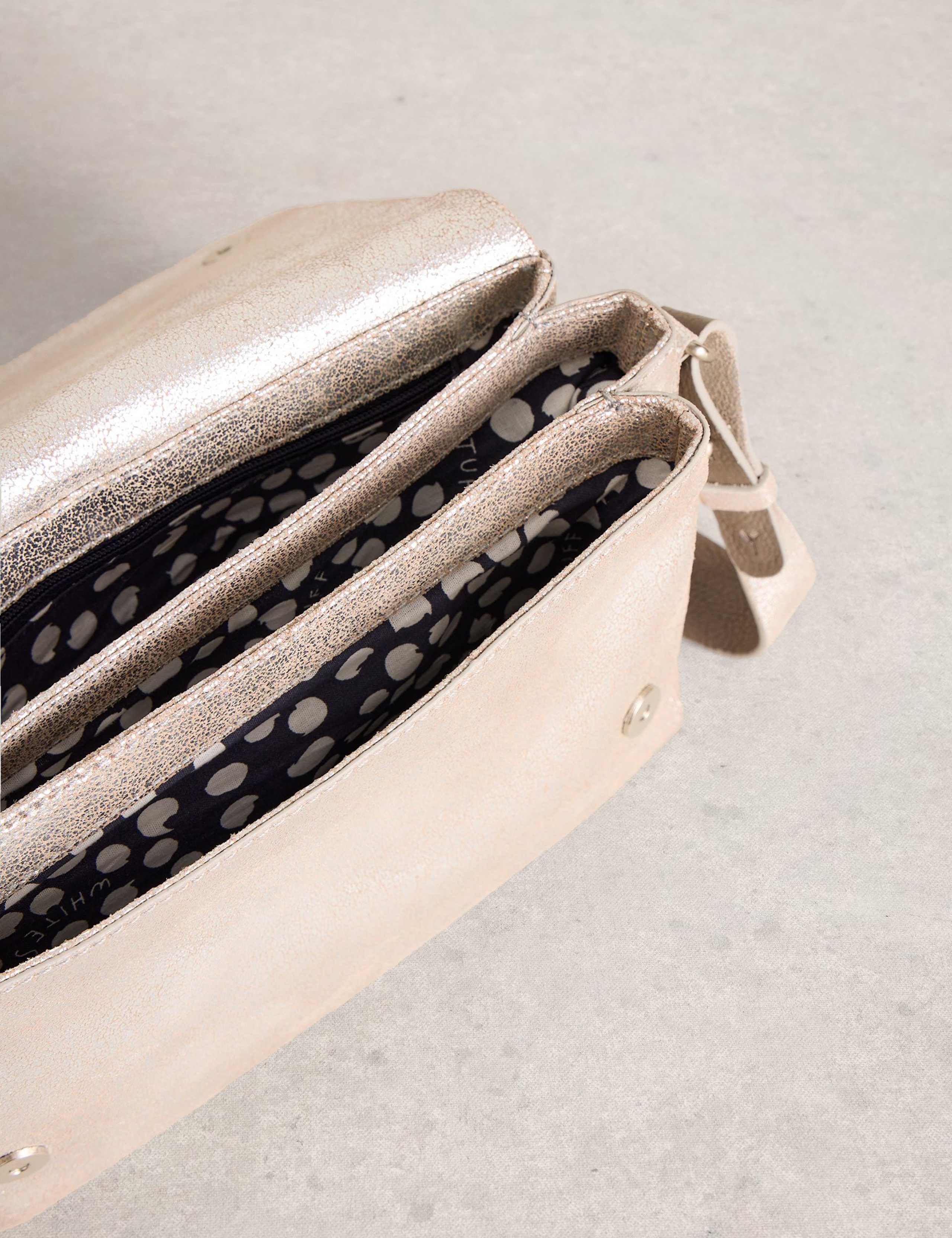 White Stuff leather cross body bag, imported from the UK
