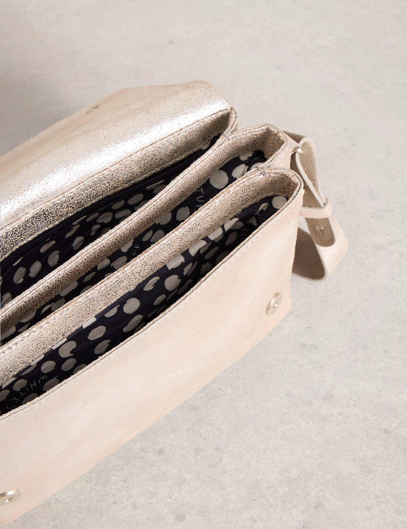 White Stuff leather cross body bag, imported from the UK