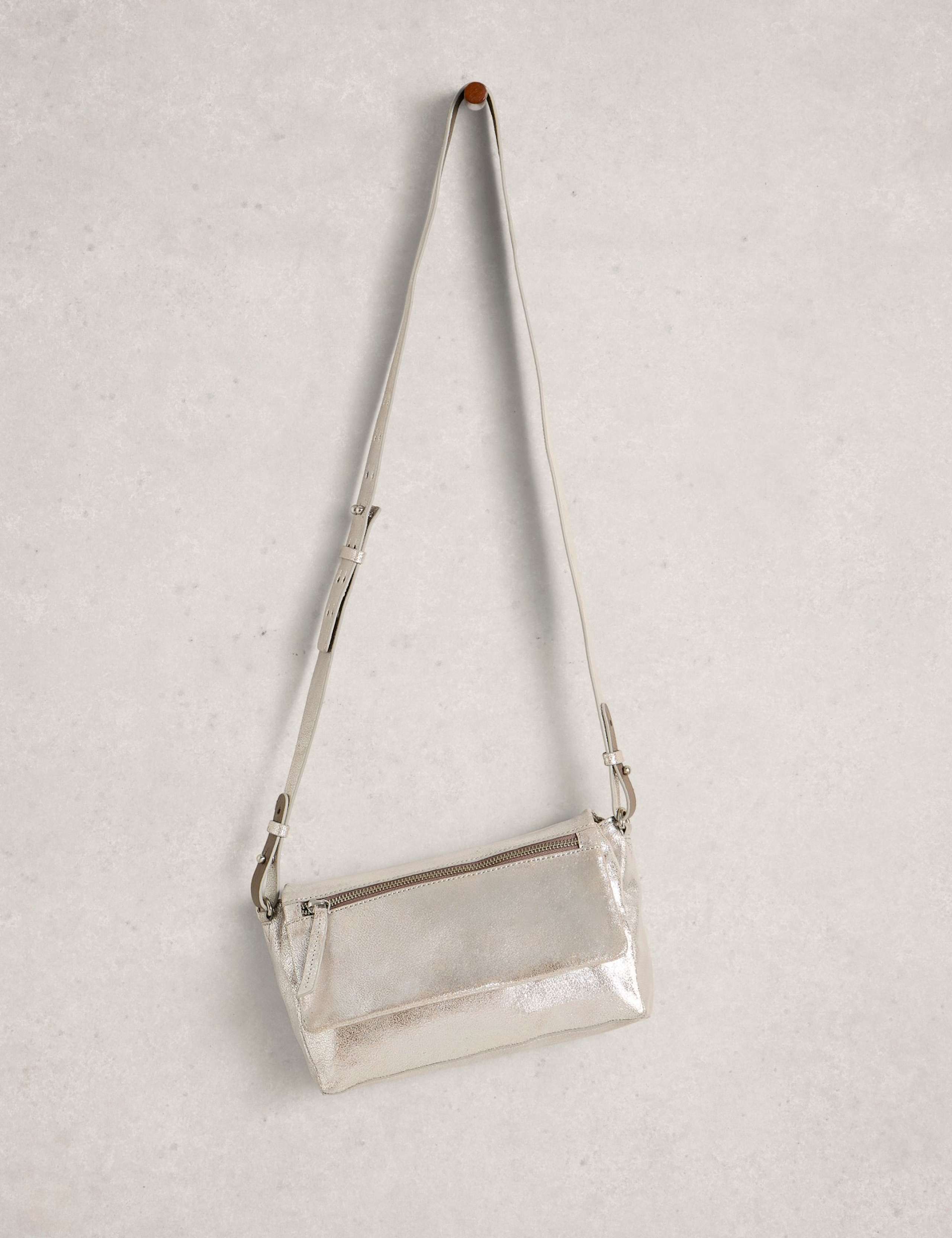 White Stuff leather cross body bag, imported from the UK
