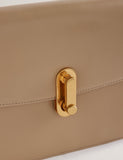 Ted Baker leather cross body bag with gold hardware, imported from the UK